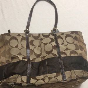 Signature Brown Large Bag